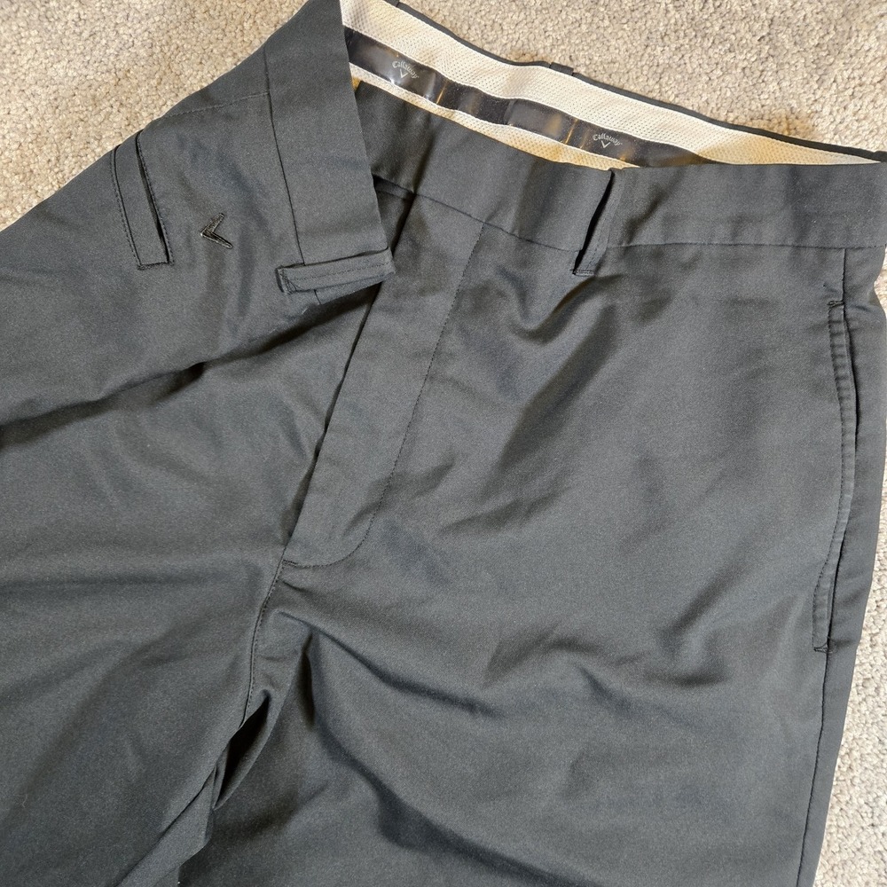 Callaway Golf Pants Mens Size 36 Black Straight Performance Stretch Polyester